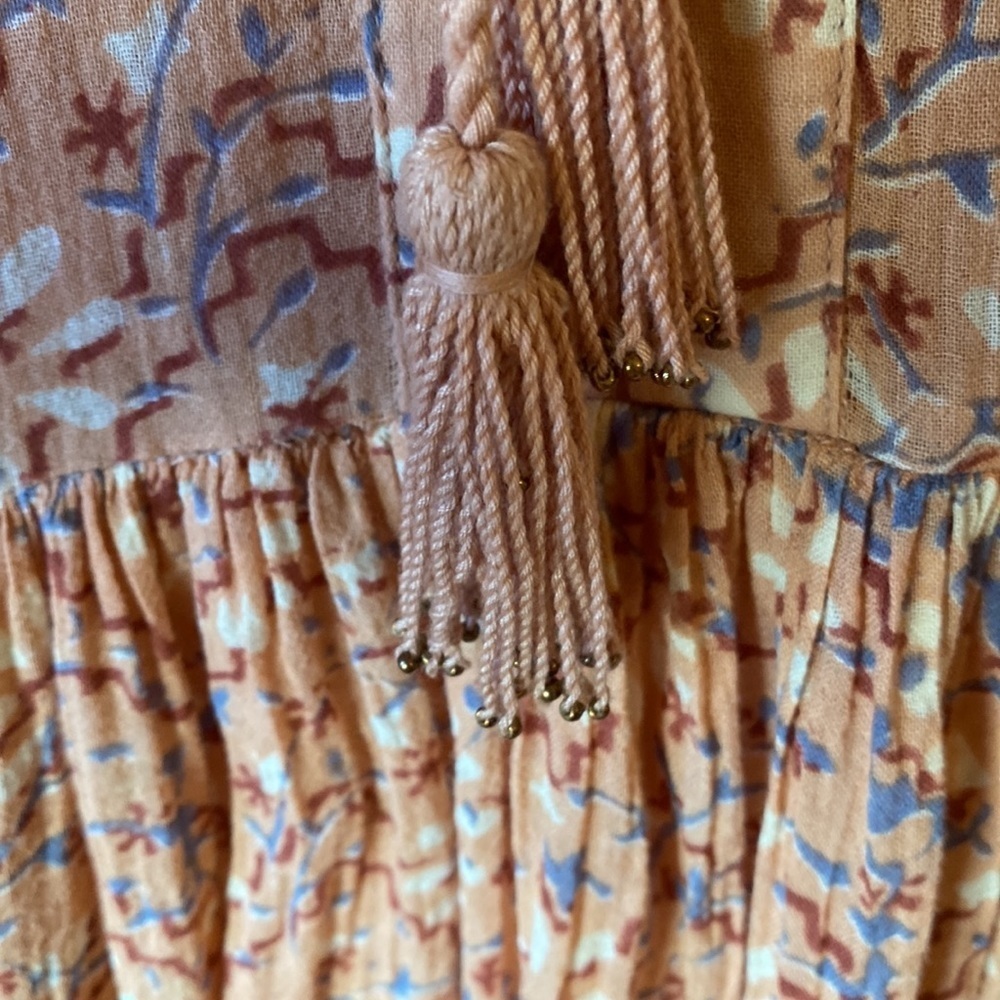 Ulla Johnson Boho Euro Summer Long Sleeve Dress Coquette Cottagecore Wedding - Picture 4 of 8